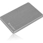 Verbatim 1TB Alu Hard Drive Slim Portable - Silver