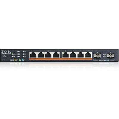 Zyxel XMG1915-10EP-8-Port 2.5 Gbe PoE++ (130W) + 2 SFP+ L2 Smart Managed Switch with Nebula