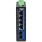 TRENDnet 5-Port Hardened Industrial Gigabit DIN-Rail Switch with Multi-Mode SC Port
