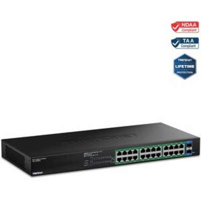 TRENDnet 26-Port Gigabit Edgesmart PoE+ Switch