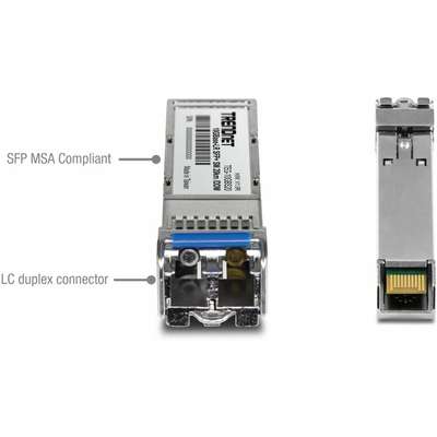 TRENDnet 10GBASE-LR SFP+ Single Mode LC Module (20KM with DDM)