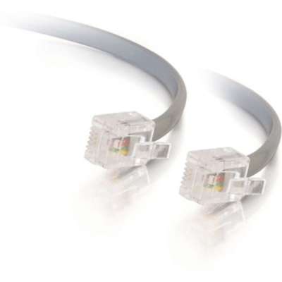 C2G 14ft RJ11 Modular Telephone Cable