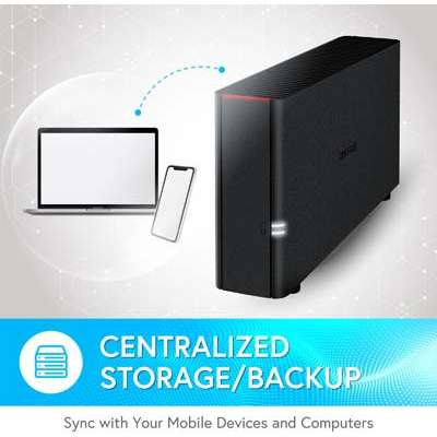 Buffalo Technology 2TB LinkStation 210 NAS Gigabit Personal Cloud Storage Media Server