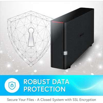 Buffalo Technology LinkStation 210 4TB Personal Cloud Storage with Hard Drives Included