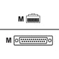 Cisco Systems 8FT Auxiliary Cable-RJ45 DB25M