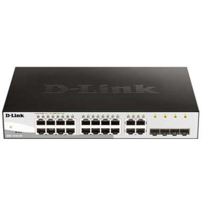 D-Link Systems DGS-1210-20 16 Port Websmart Switch with 4XSFP