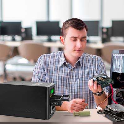 DupliM AC 140104 1:1 SSD Hard Disk Drive Duplicator SATA IDE & Hard Drive Sanitizer Stand-Alone