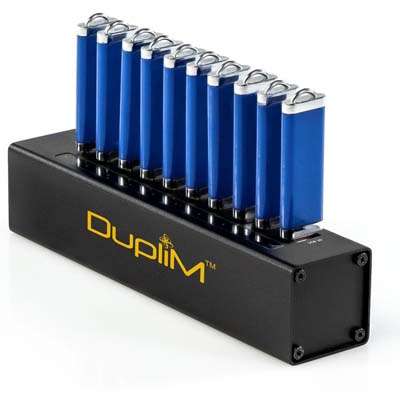 DupliM AC 210100 1:10 USB 3.0 Flash Duplicator Computer Connect for PC and Mac