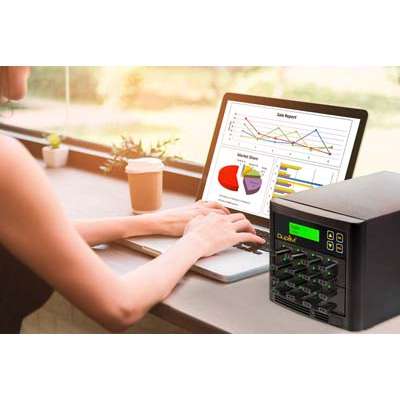 DupliM AC 220101 1:15 USB Flash Drive Duplicator & External 2.5USB Hard Disk Drive Cloner