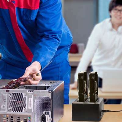 DupliM AC 130102 1:1 SSD Hard Disk Drive Duplicator and Hard Disk Drive Eraser Dock