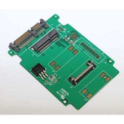 DupliM AC 450101 50MM MSATA SSD to SATA Adapter F Hard Disk Duplicators 2-Pack