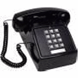 Cortelco Basic Single-Line Business Telephone with Speaker Black