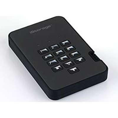 iStorage diskAshur2 USB 3.1 Secure Portable encrypted Hard Drive - Phantom **OPEN BOX**