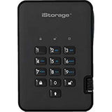 iStorage diskAshur2 USB 3.1 Secure Portable encrypted Hard Drive - Phantom **OPEN BOX**