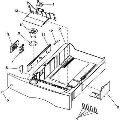 Lexmark Output Tray 500 Sheets in 1 Tray (S)