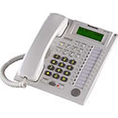 Panasonic KX-T7736 24-Button Speakerphone with 3-Line Backlit LCD - White