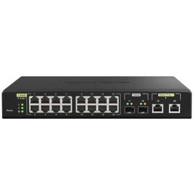 Qnap SWT QSW-M2116P-2T2S-Us Racmount Switch 16 Port Of 2.5GBPS Auto negotiation