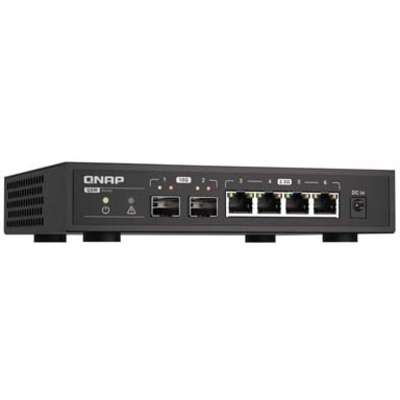 Qnap Desktop QSW-2104-2S-Us Unmanaged Switch 4 Port 2.5GBPS