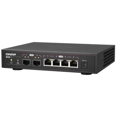 Qnap Desktop QSW-2104-2S-Us Unmanaged Switch 4 Port 2.5GBPS