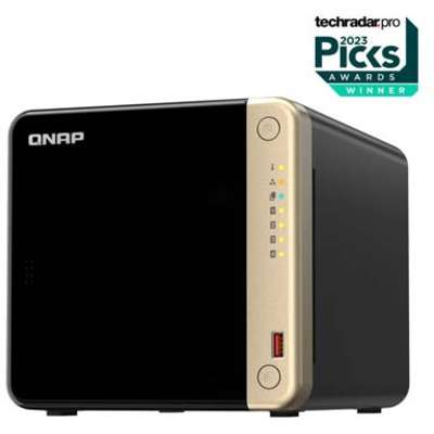 Qnap TS-464 4-Bay Hi-Performance Desktop NAS Intel 4C/4T Processor