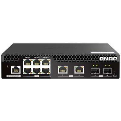 Qnap Rackmount Switch QSW-M2 06R-2S2T-Us Management Switch 6 Port