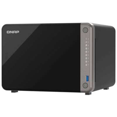 QNAP 6-Bay Desktop AI NAS Npu 6TOPS 4C Arm Cortex-A76 2.2GHZ 4C