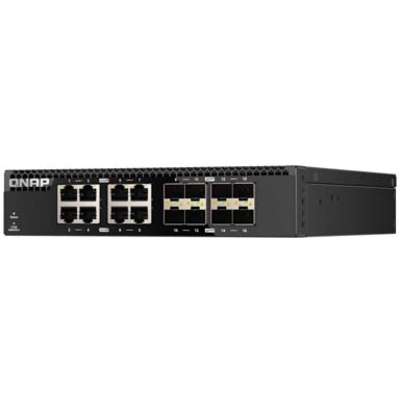 Qnap SWT QSW-3216R-8S8T-Us 16 Port UnmanagedSwitch 8X10GBE Nbase-T 8X10GBE SFP+