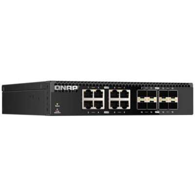 Qnap SWT QSW-3216R-8S8T-Us 16 Port UnmanagedSwitch 8X10GBE Nbase-T 8X10GBE SFP+