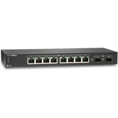 SONICWALL Switch SWS12-8 WITH Wireless Network Management and Support 1-Year