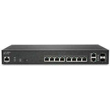 SONICWALL Switch SWS12-10FPOE WITH Wireless Network Management and Support 3-Year