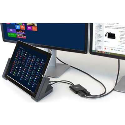 StarTech.com Mini DisplayPort to DP Multi Monitor Splitter - 2-Port MST Hub