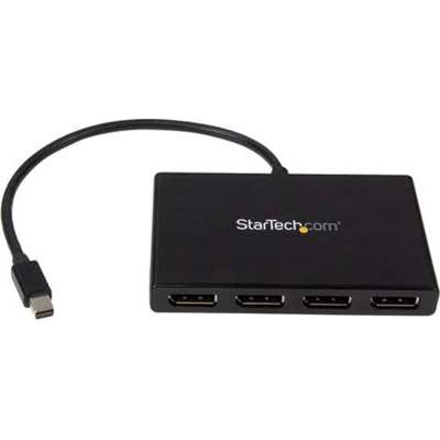 StarTech.com Mini DisplayPort to DP Multi Monitor Splitter - 4-Port MST Hub