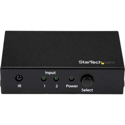 StarTech.com 2-Port HDMI Switch - 4K HDMI Switch Box - Ultra HD 4K 60Hz