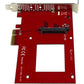 StarTech.com U.2 to PCIe Adapter for 2.5" U.2 NVMe SSD - SFF-8639 - x4 PCIe