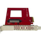 StarTech.com U.2 to PCIe Adapter for 2.5" U.2 NVMe SSD - SFF-8639 - x4 PCIe