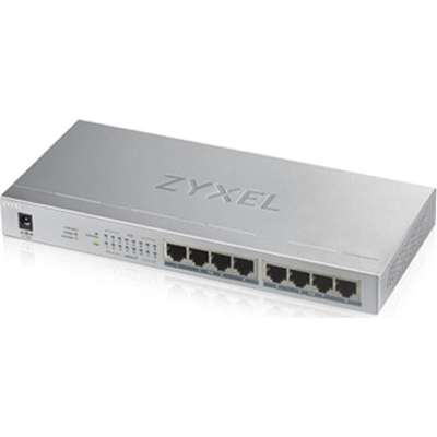 Zyxel GS1008HP 8 Port Gigabit PoE+ Unmanaged Switch 60W Budget