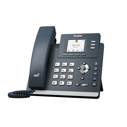 Yealink MP52 IP Phone - Corded - Corded - Desktop, Wall Mountable - Classic Gray MP52-TEAMS